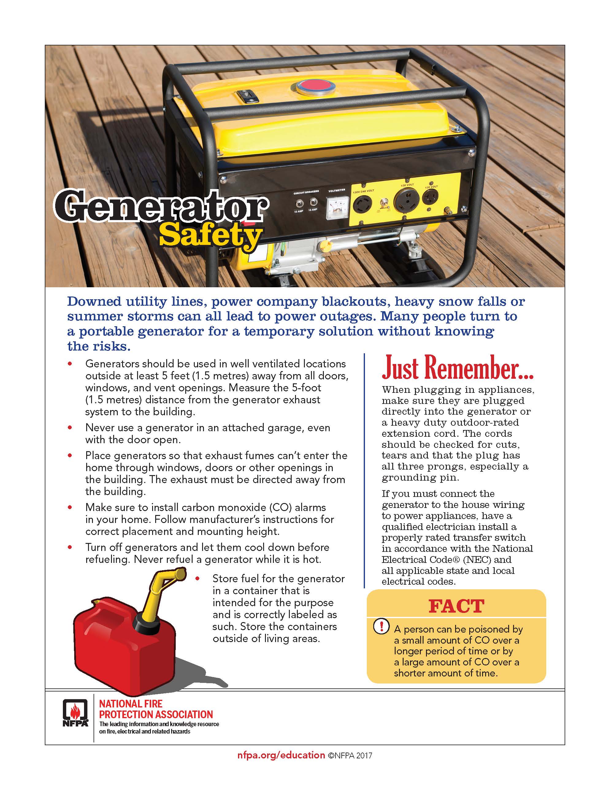 GeneratorSafetyTips